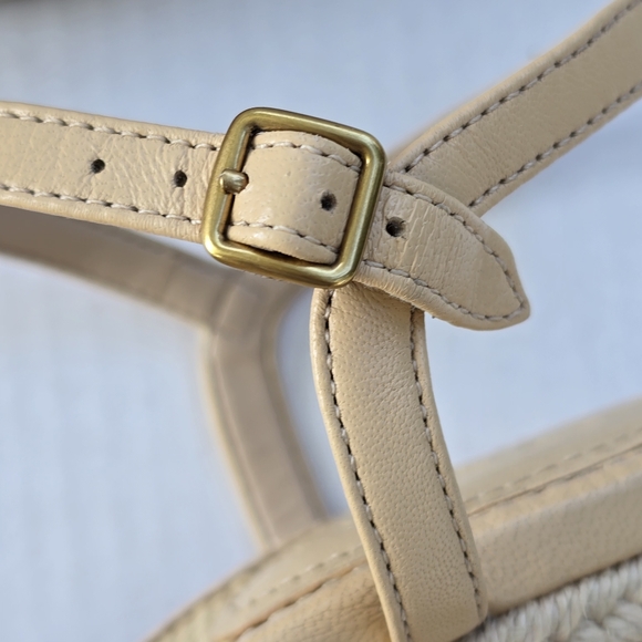 Coach Talia Raffia Platform Sandals Size 10 - Picture 8 of 11